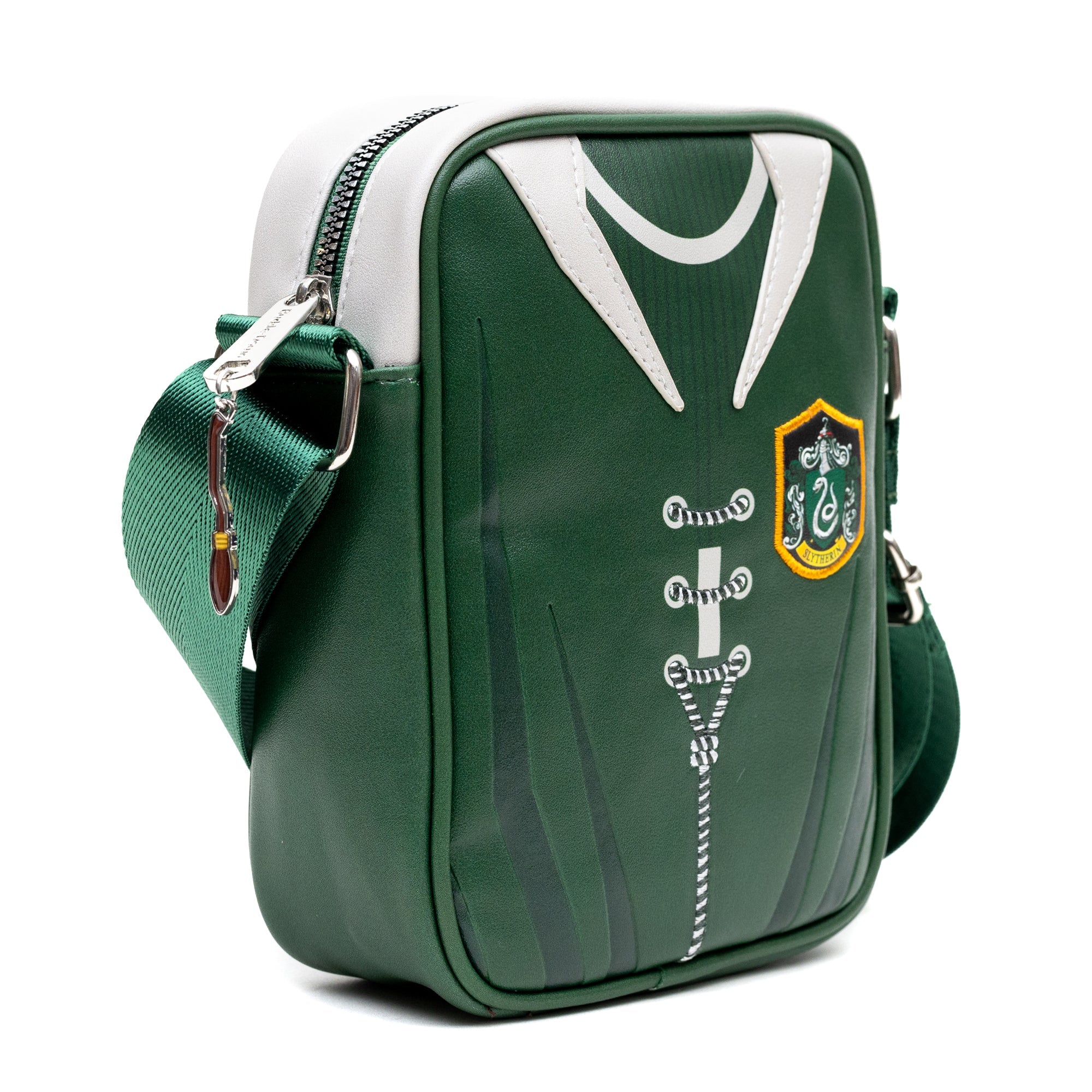 The Wizarding World of Harry Potter Hogwarts Slytherin Quidditch Uniform Crossbody Bag