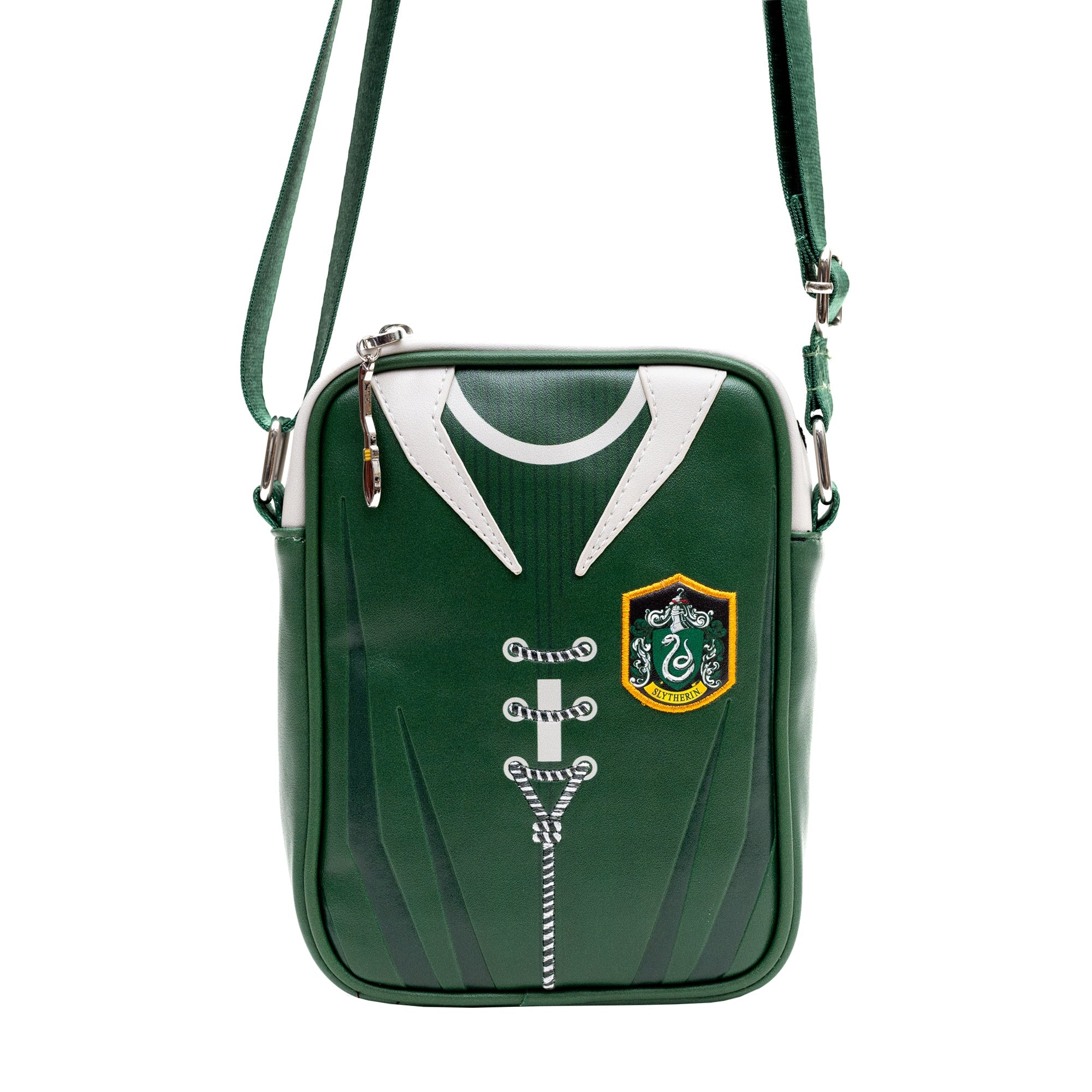 The Wizarding World of Harry Potter Hogwarts Slytherin Quidditch Uniform Crossbody Bag