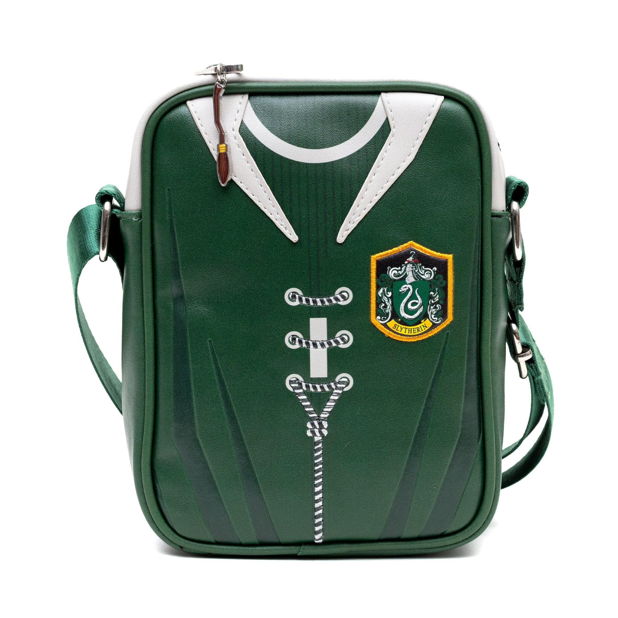 The Wizarding World of Harry Potter Hogwarts Slytherin Quidditch Uniform Crossbody Bag