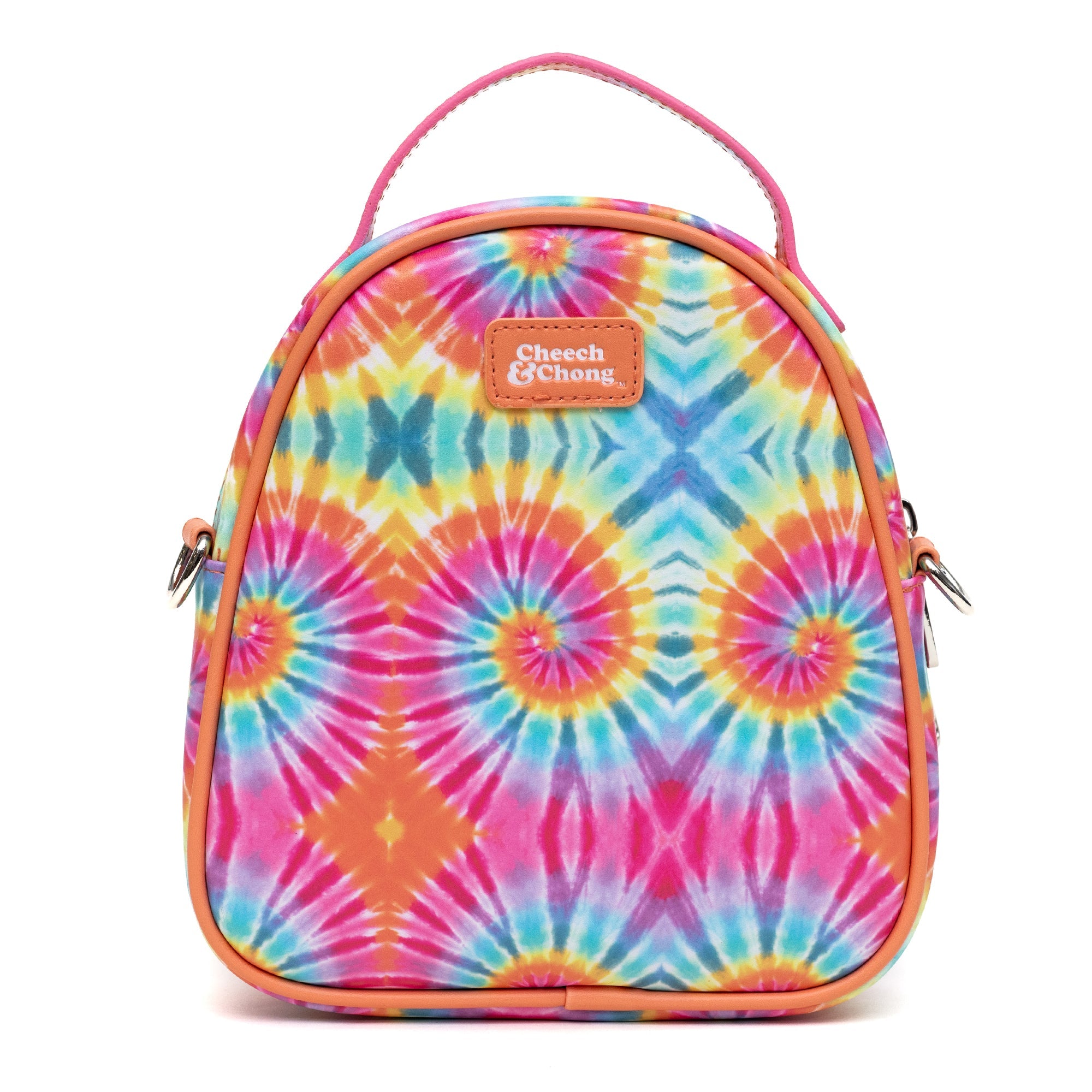 Cheech & Chong Faces Tie Dye Crossbody Bag | Blue Culture Tees