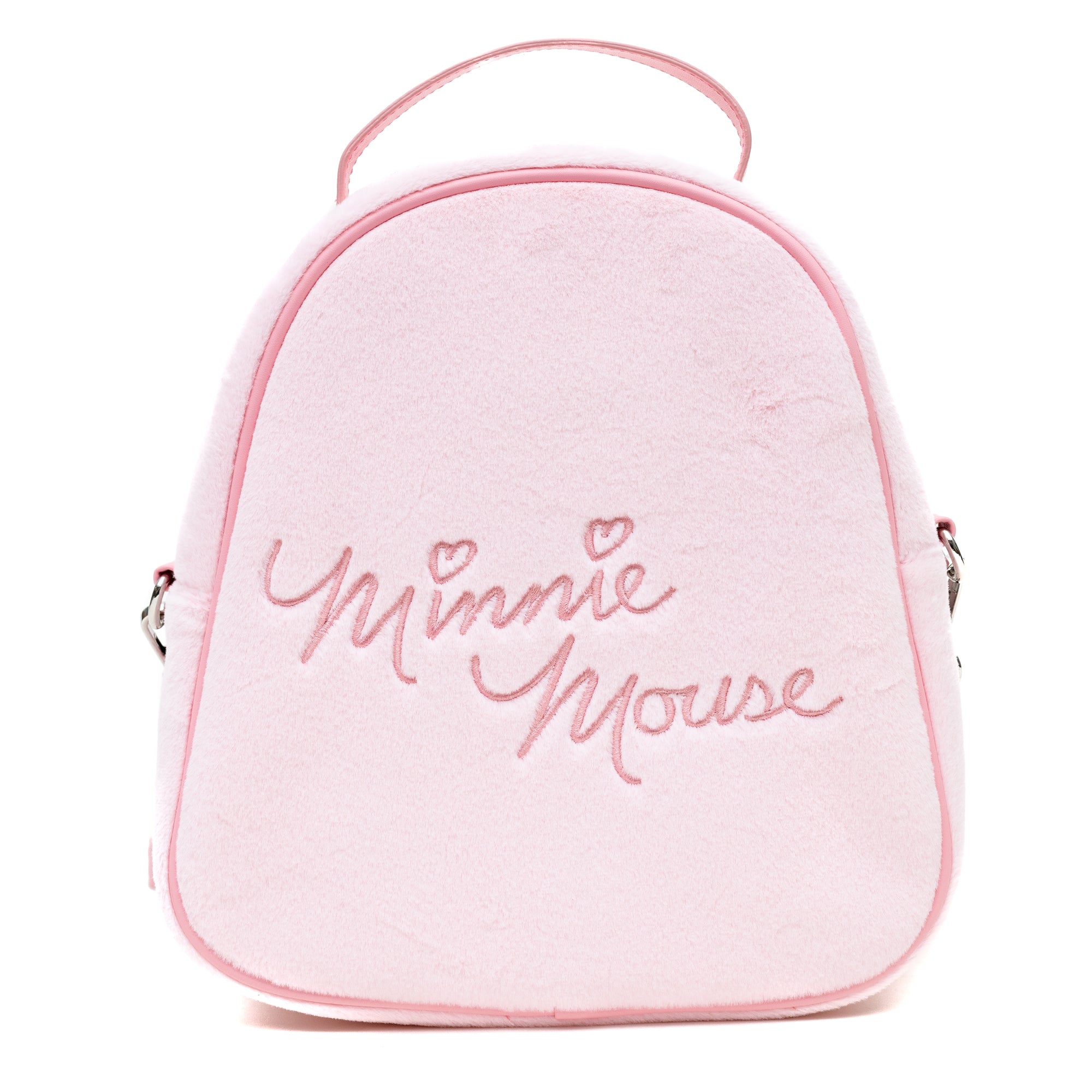 Disney Minnie Mouse Furry Bow with Dots Crossbody Bag | Blue Culture Tees