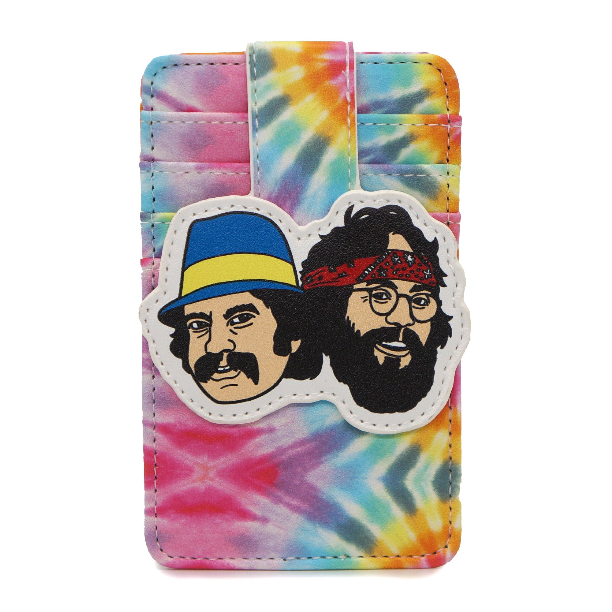 Cheech and Chong Tie Dye ID Card Holder Wallet | Blue Culture Tees