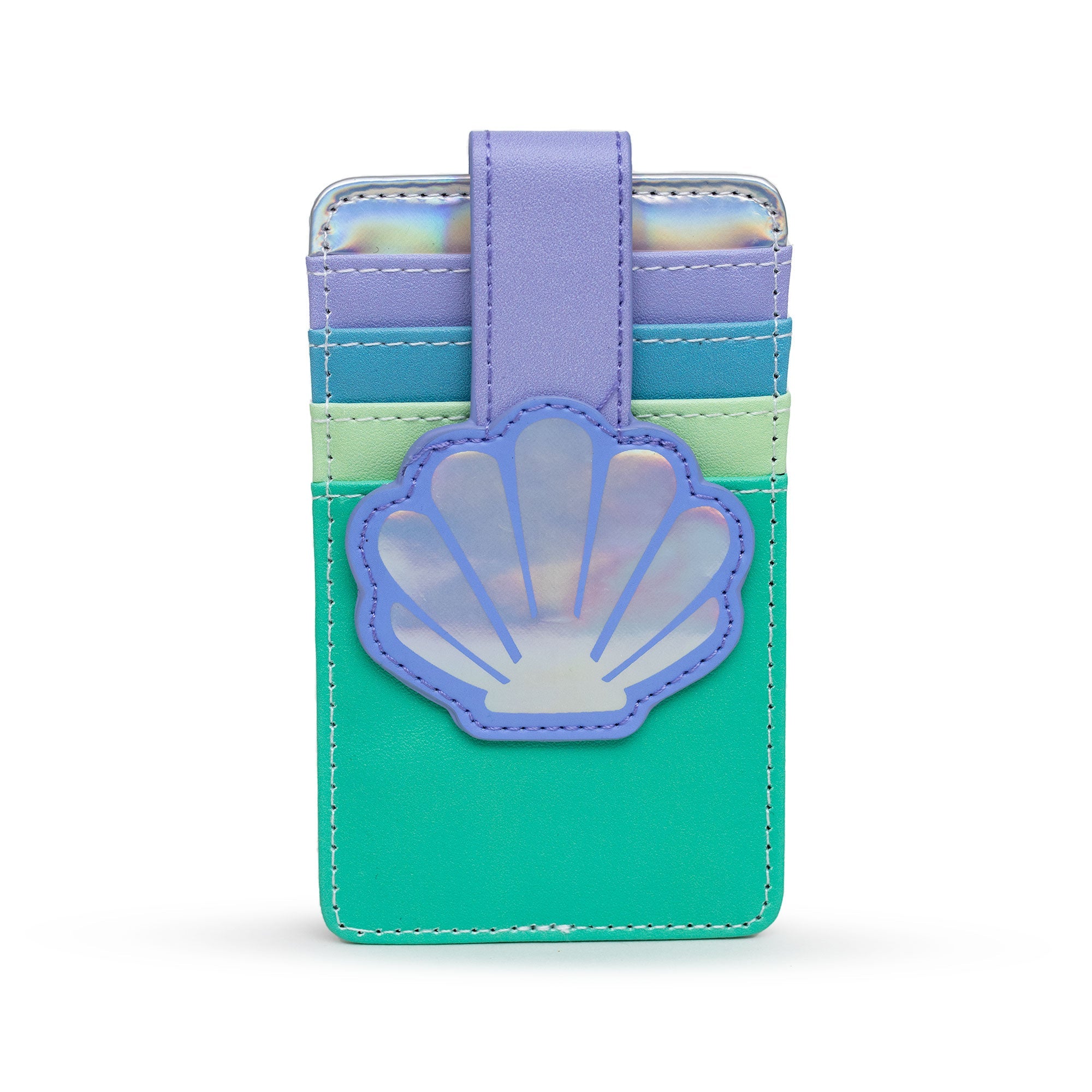 Disney The Little Mermaid Ariel Shell ID Card Holder Wallet | Blue Culture Tees