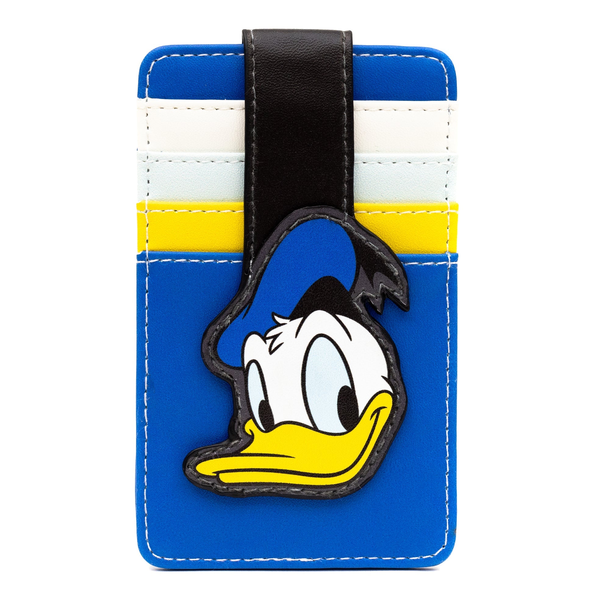 Disney Donald Duck Smiling Face ID Card Holder Wallet | Blue Culture Tees