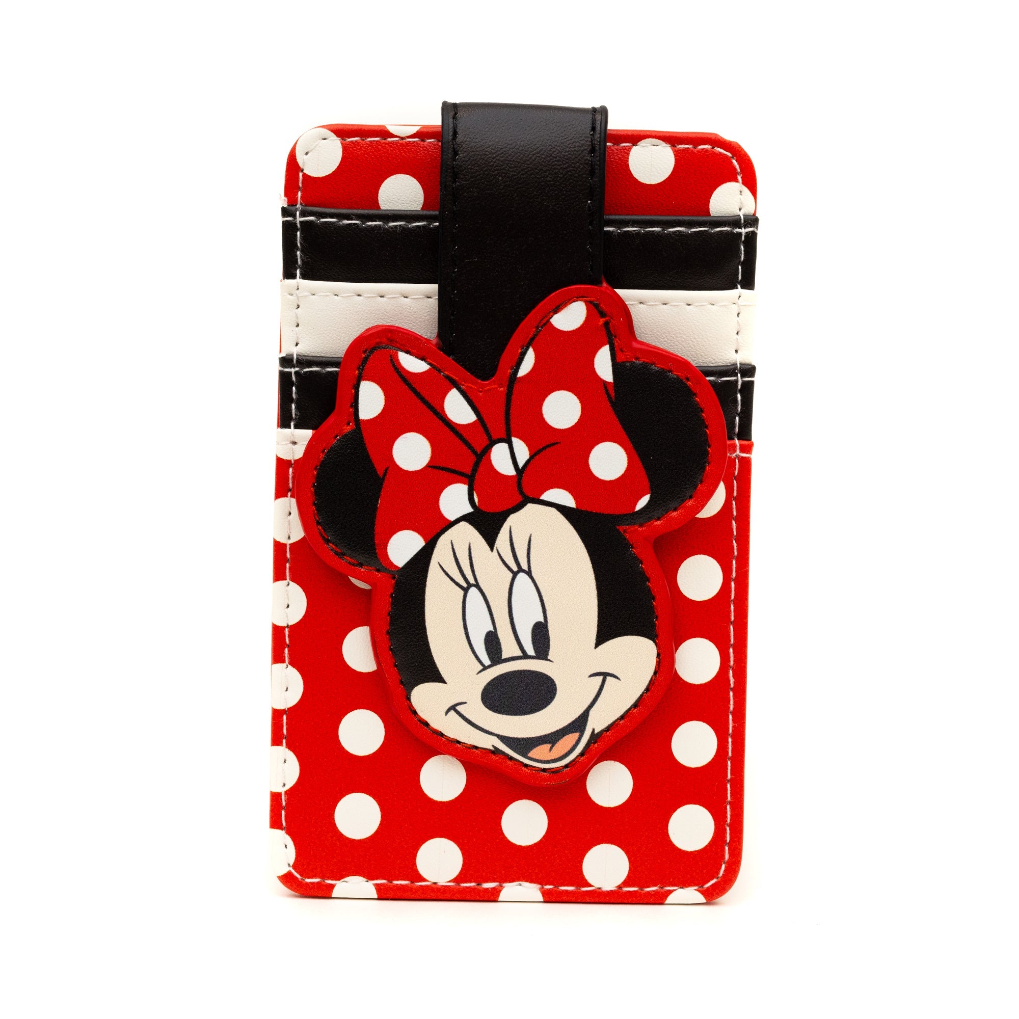 Disney Minnie Mouse Smiling Face ID Card Holder Wallet | Blue Culture Tees