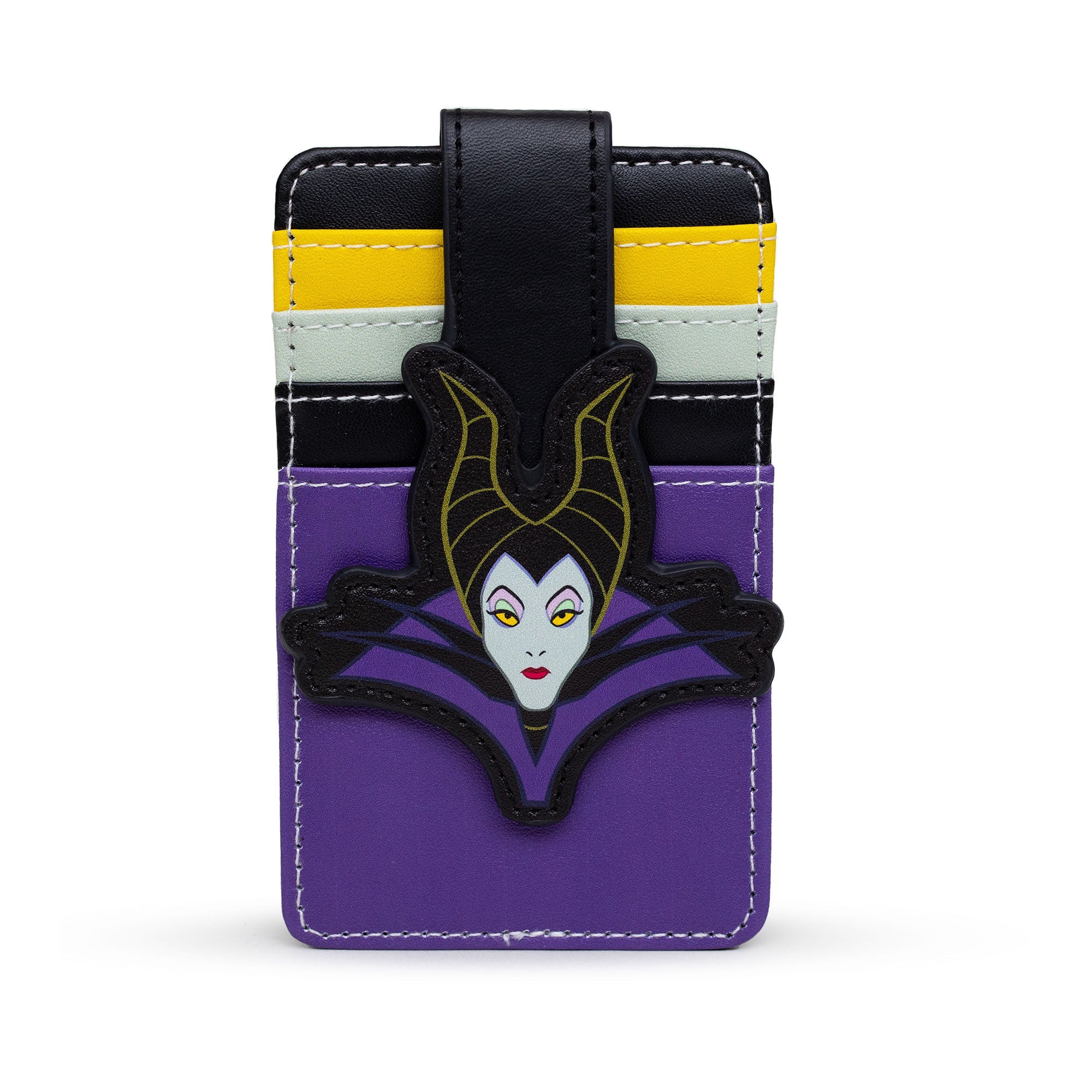 Disney Sleeping Beauty Villain Maleficent Face Wallet ID Cardholder