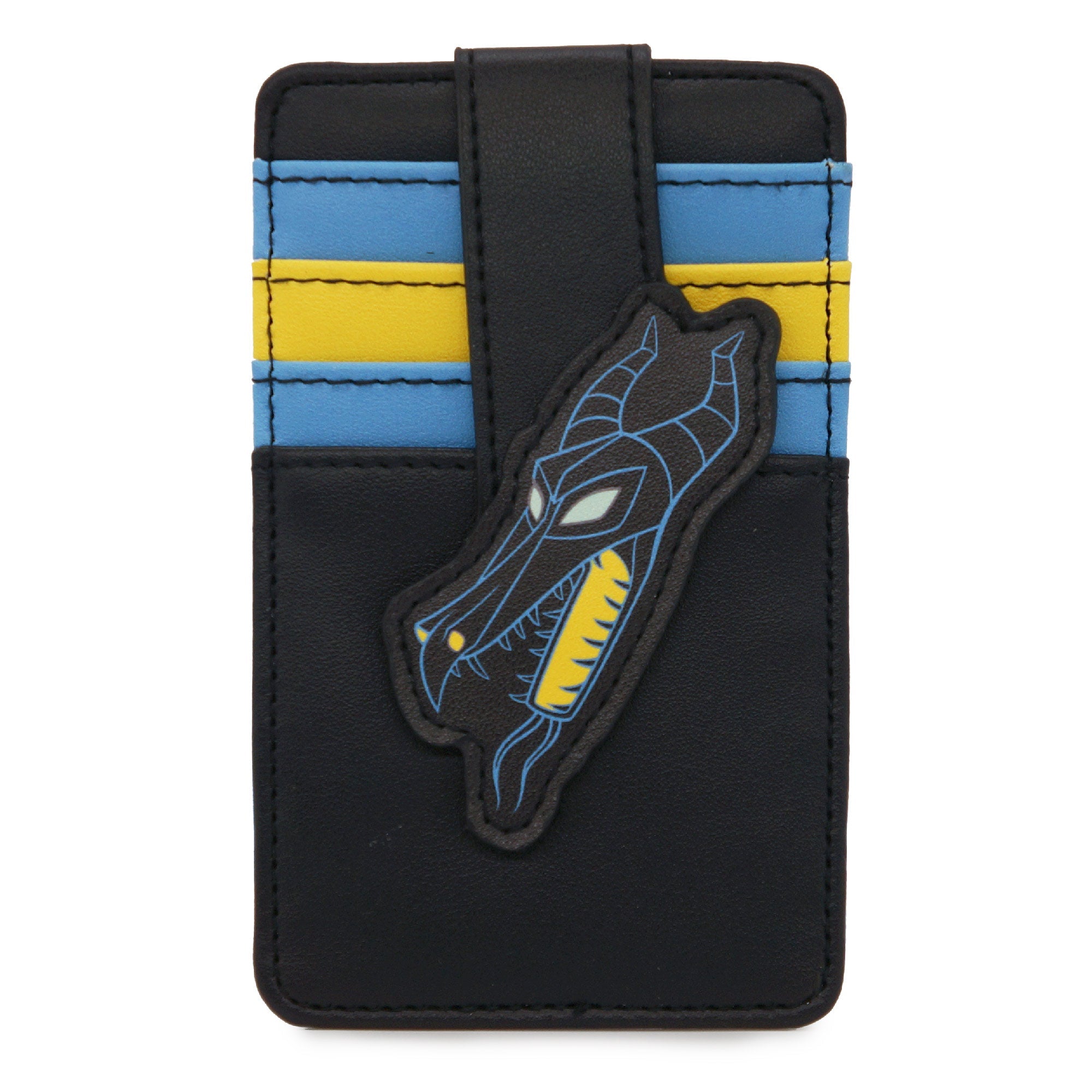 Disney Maleficent Dragon Face ID Card Holder Wallet | Blue Culture Tees