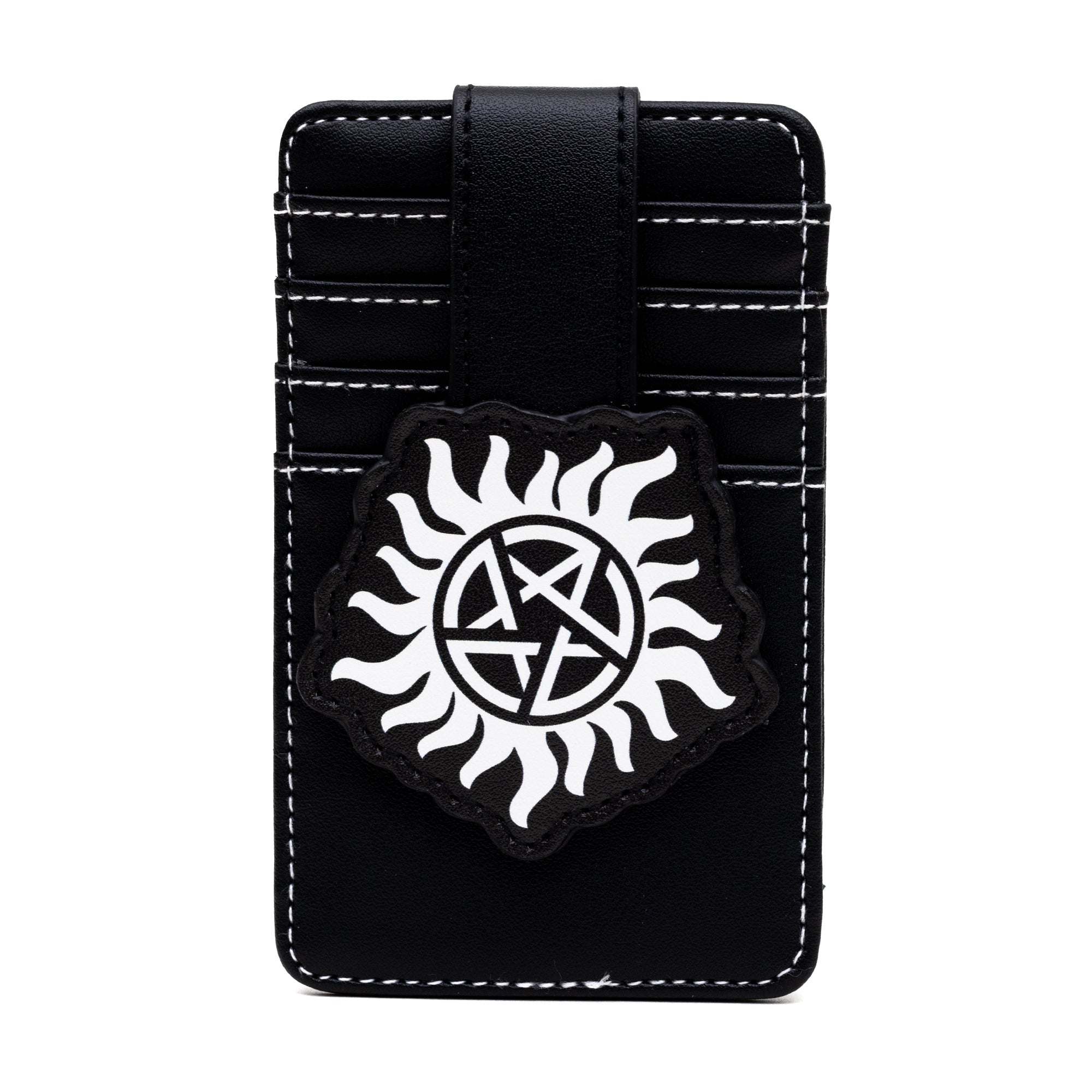 Supernatural Winchester Pentagram ID Card Holder Wallet | Blue Culture Tees