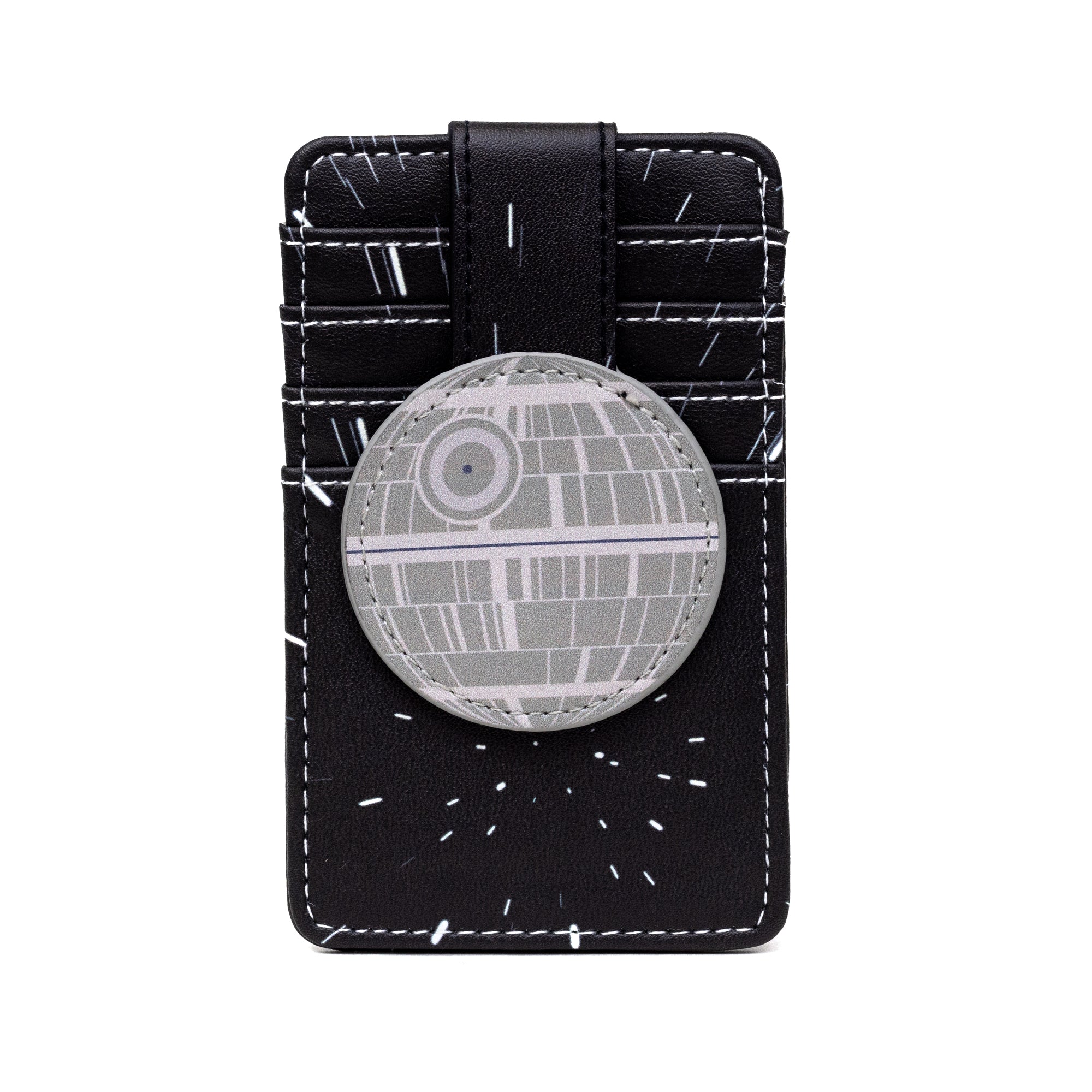 Star Wars Death Star with Galaxy Stars ID Card Holder Wallet