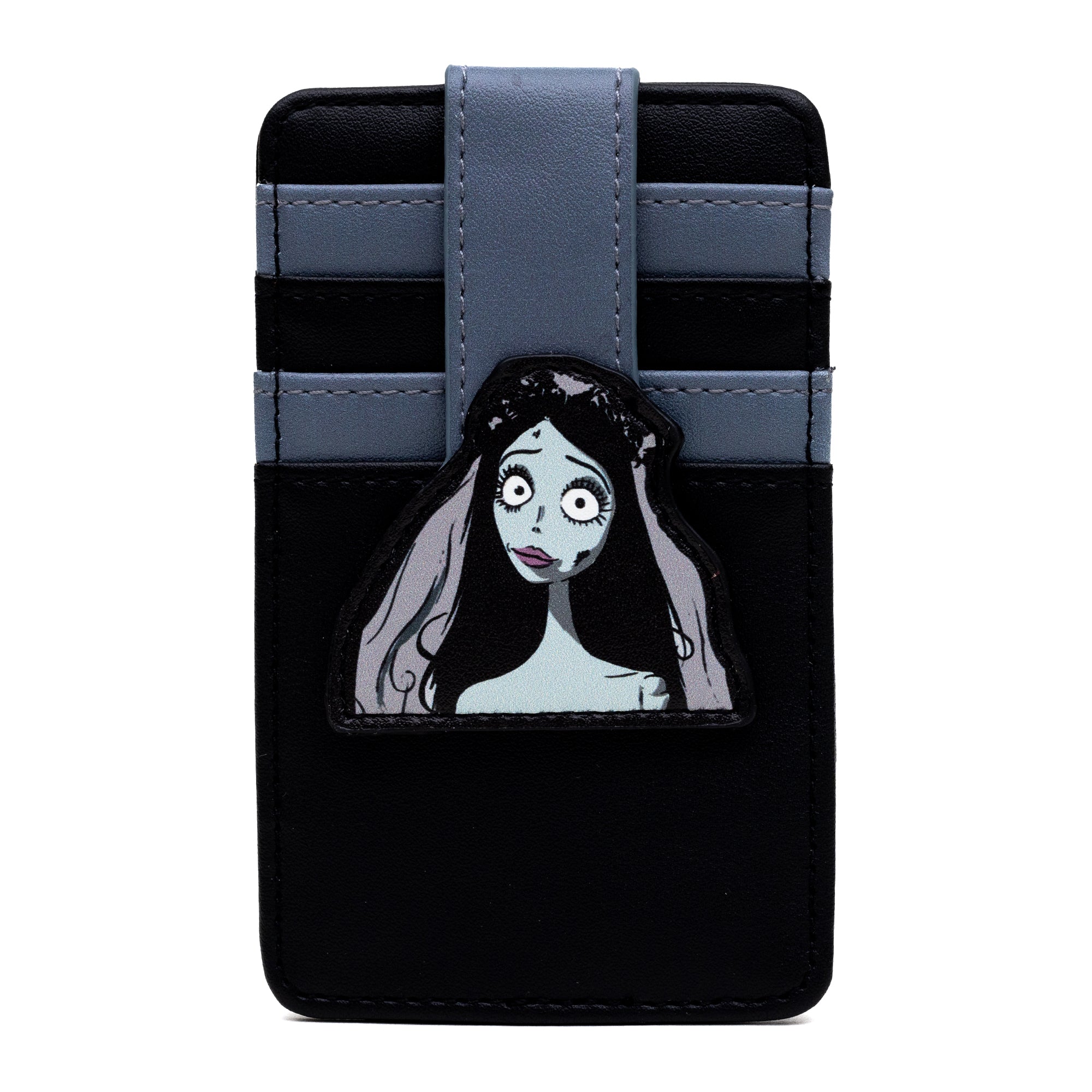 Corpse Bride Emily Pose Wallet ID Cardholder | Blue Culture Tees