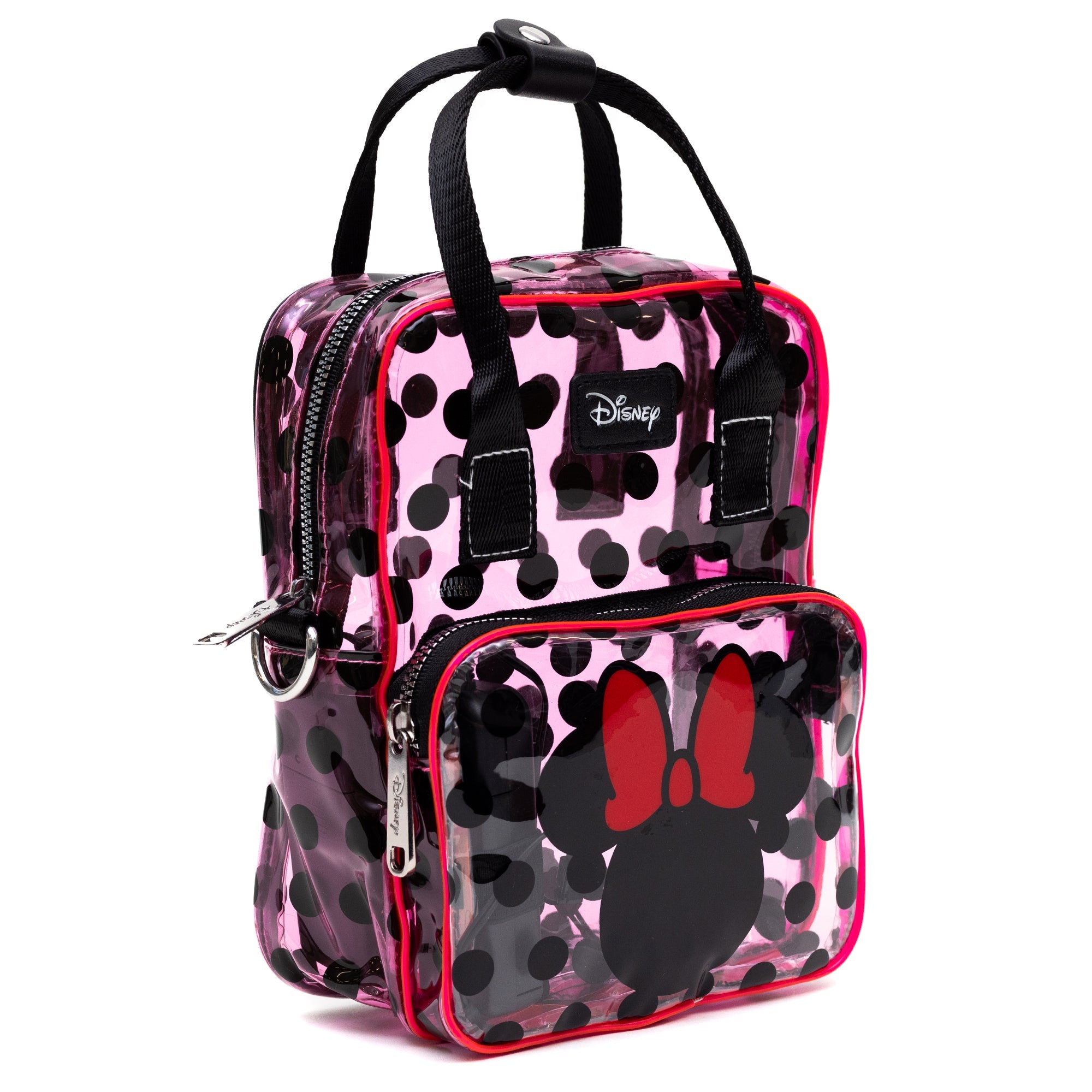 Disney Minnie Mouse Ears and Bow with Polka Dots Light Up PVC Crossbody Bag
