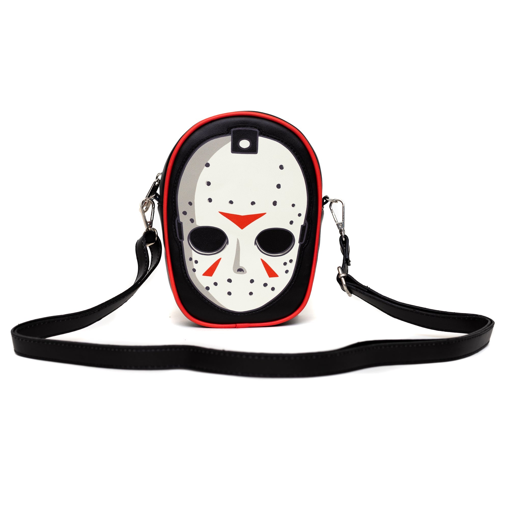 Friday The 13th Jason Hockey Mask Applique Crossbody Bag