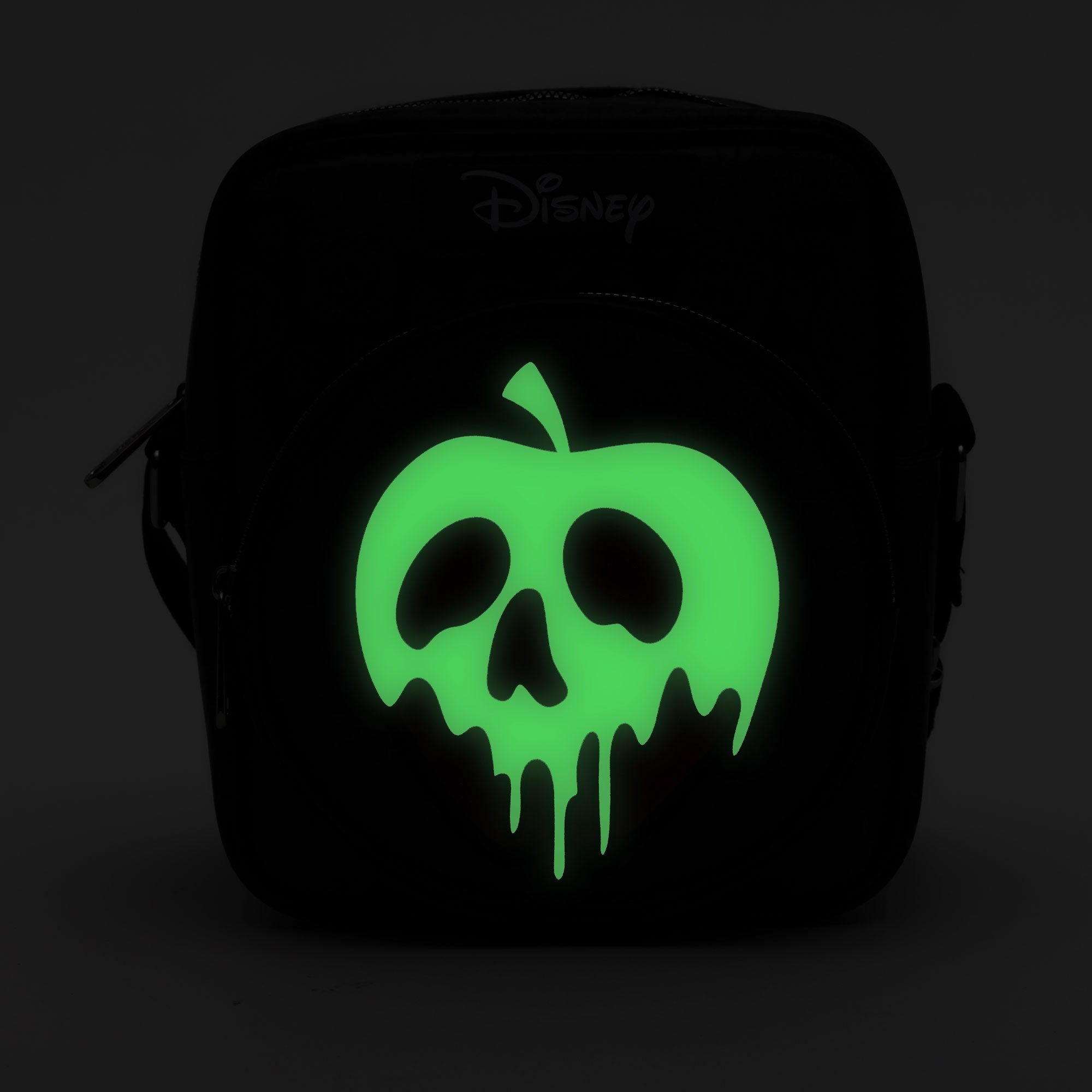 Disney Snow White Evil Queen Glow in the Dark Apple Crossbody Bag | Blue Culture Tees