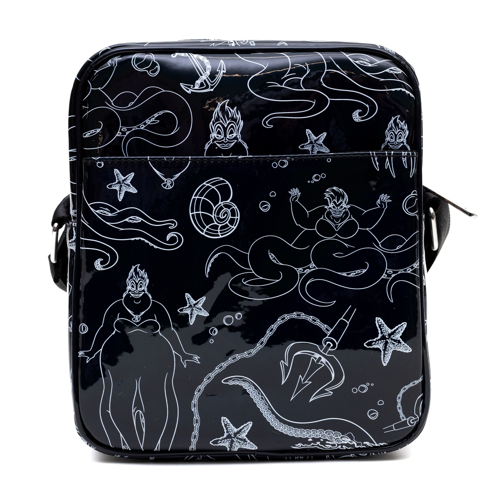 Disney The Little Mermaid Villain Ursula Poses Holographic Crossbody Bag | Blue Culture Tees