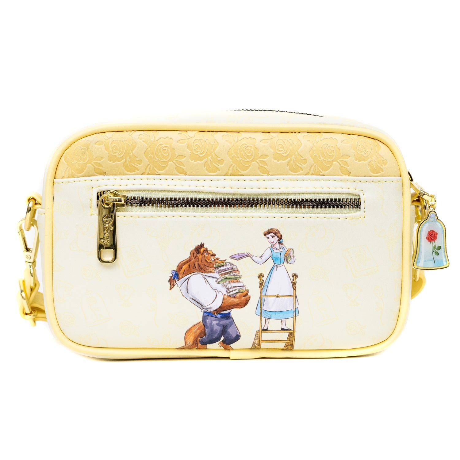 Disney Beauty and the Beast Belle Chip Mrs Potts and Beast Crossbody Bag