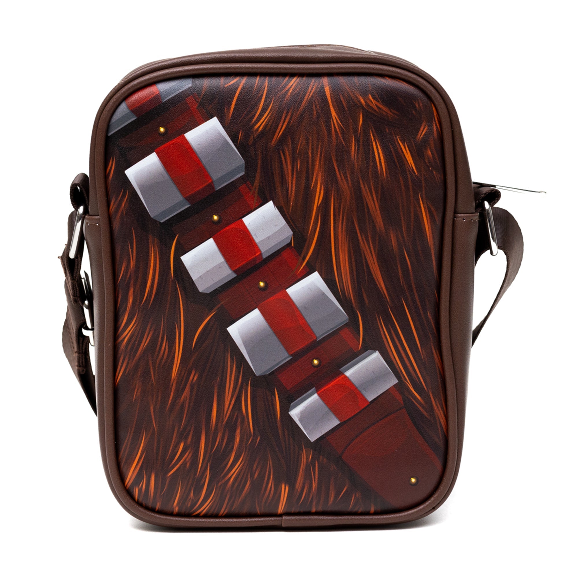 Star Wars Chewbacca Character Close Up Crossbody Bag | Blue Culture Tees