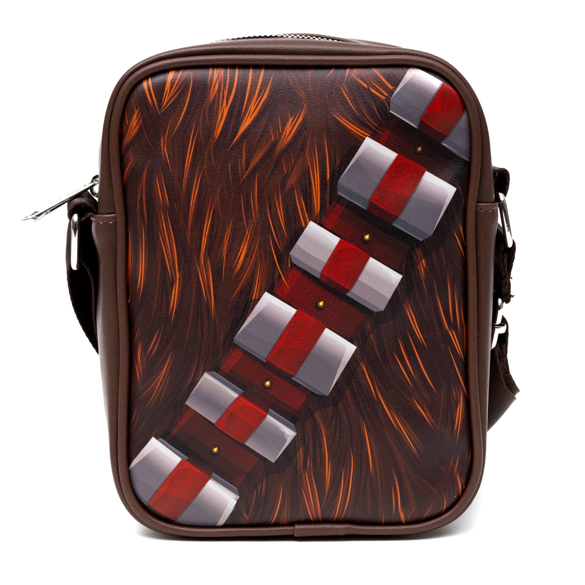 Star Wars Chewbacca Character Close Up Crossbody Bag | Blue Culture Tees