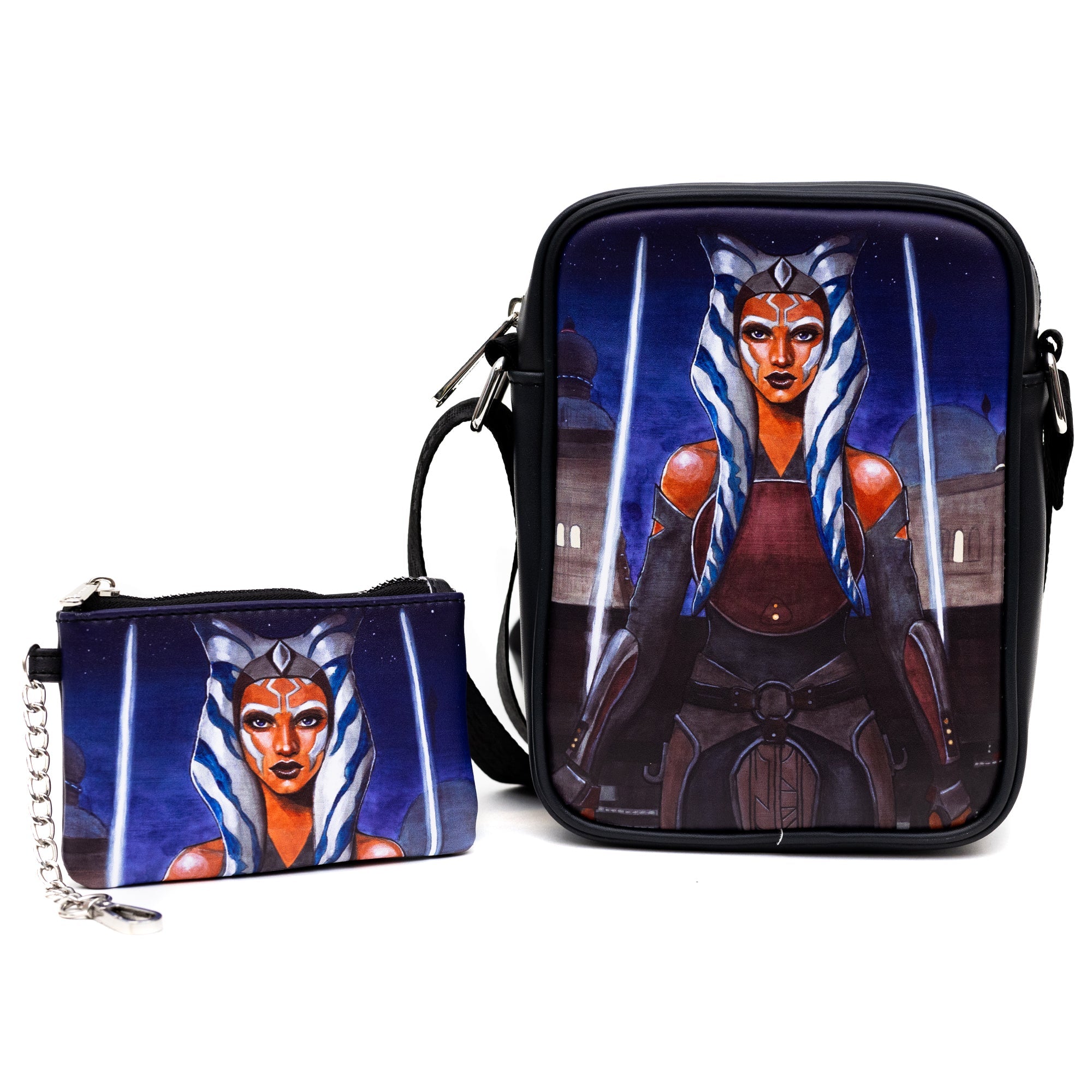 Star Wars Ahsoka Tano Pose Crossbody Bag and Wallet Combo