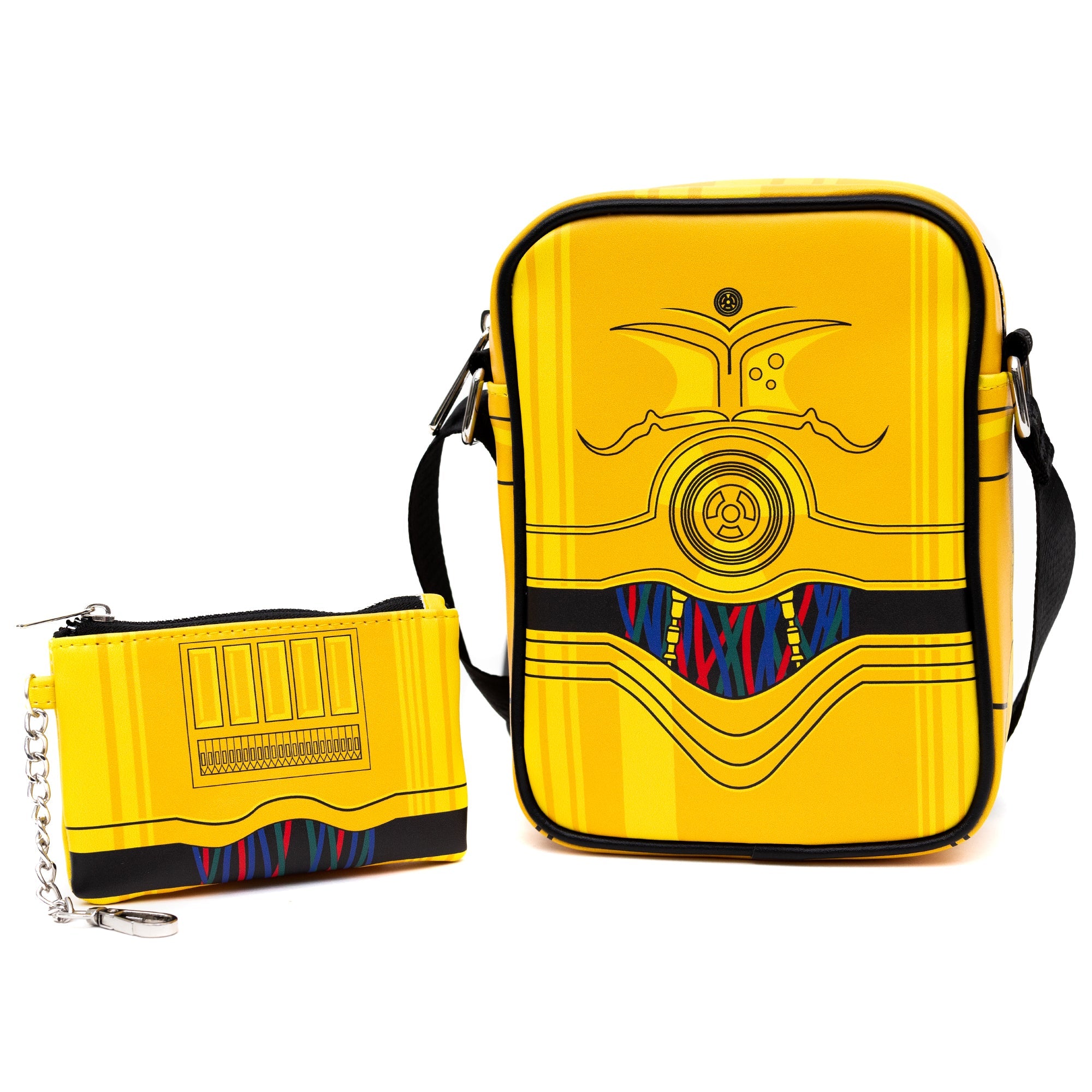 Star Wars C3PO Droid Crossbody Bag and Wallet Combo