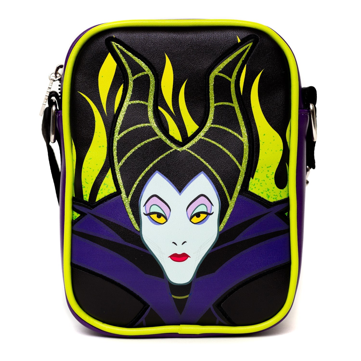 Disney Sleeping Beauty Maleficent Pose Crossbody Bag and Wallet Combo