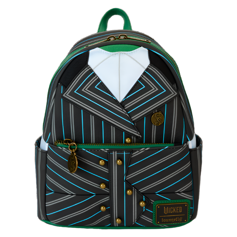 Loungefly Wicked Elphaba Shiz University Uniform Cosplay Mini Backpack | Blue Culture Tees