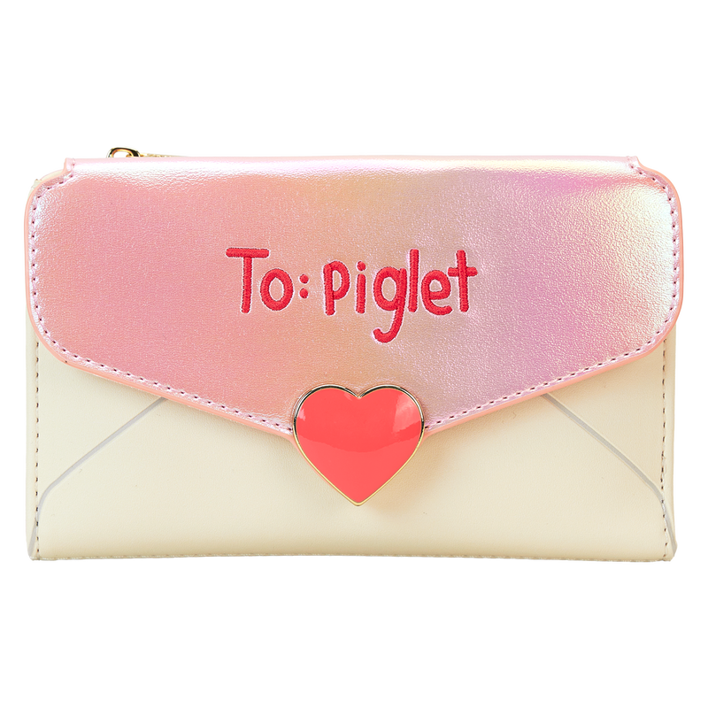 Loungefly Disney Winnie The Pooh & Piglet Love Letter Bifold Wallet | Blue Culture Tees