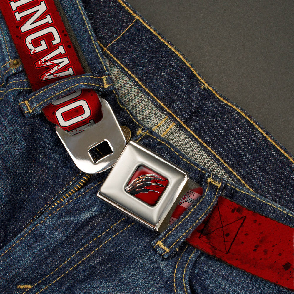 A Nightmare On Elm Street Freddy's Blade Springwood Seatbelt Belt | Blue Culture Tees