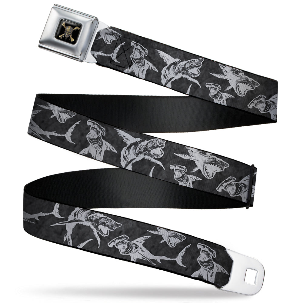 Pirates of The Caribbean Ghost Sharks Seatbelt Belt