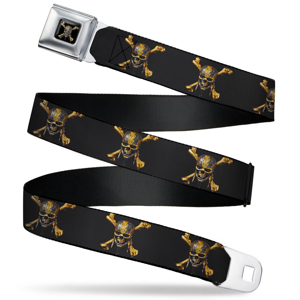 Pirates of The Caribbean Skull Icon Full Seatbelt Belt