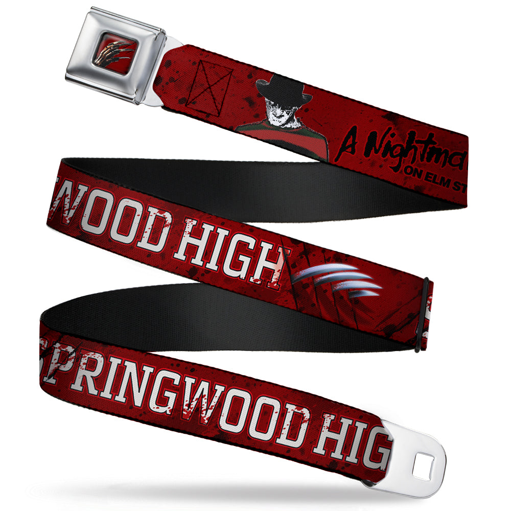 A Nightmare On Elm Street Freddy's Blade Springwood Seatbelt Belt | Blue Culture Tees