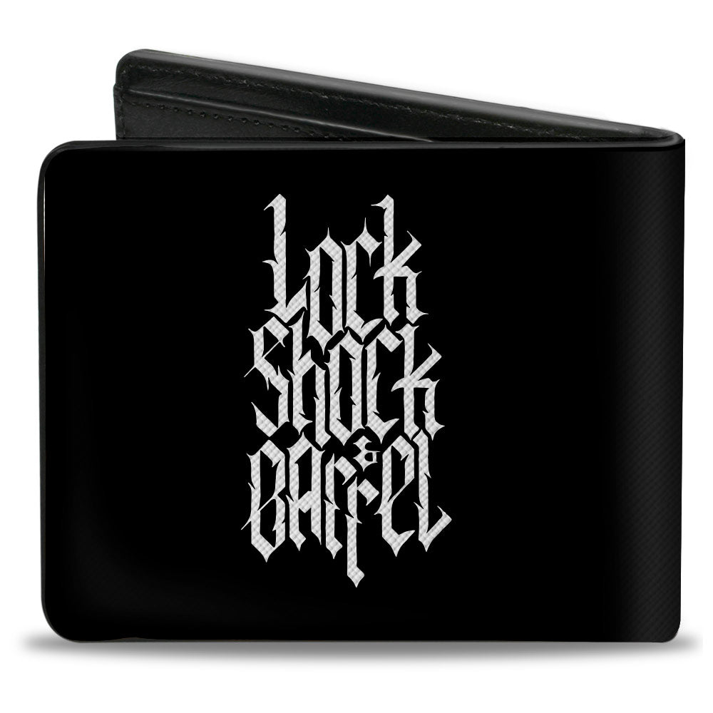 NBC Lock Shock and Barrel Faces Bi-Fold Wallet | Blue Culture Tees