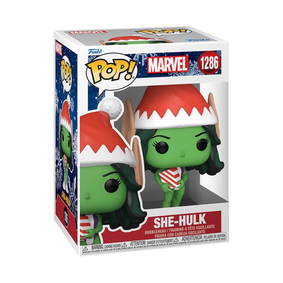Funko Pop! Marvel Holiday 2023 She-Hulk Vinyl Figure #1286 