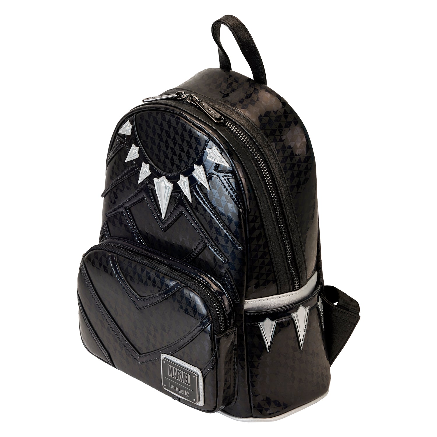 Loungefly Marvel Shine Black Panther Cosplay Mini Backpack