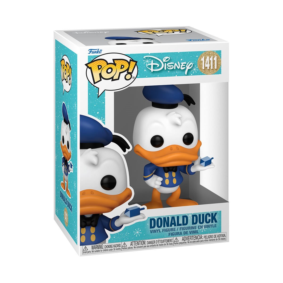 Funko Pop! Disney Holiday 2023 Hanukkah Donald Duck Pop! Vinyl Figure #1411