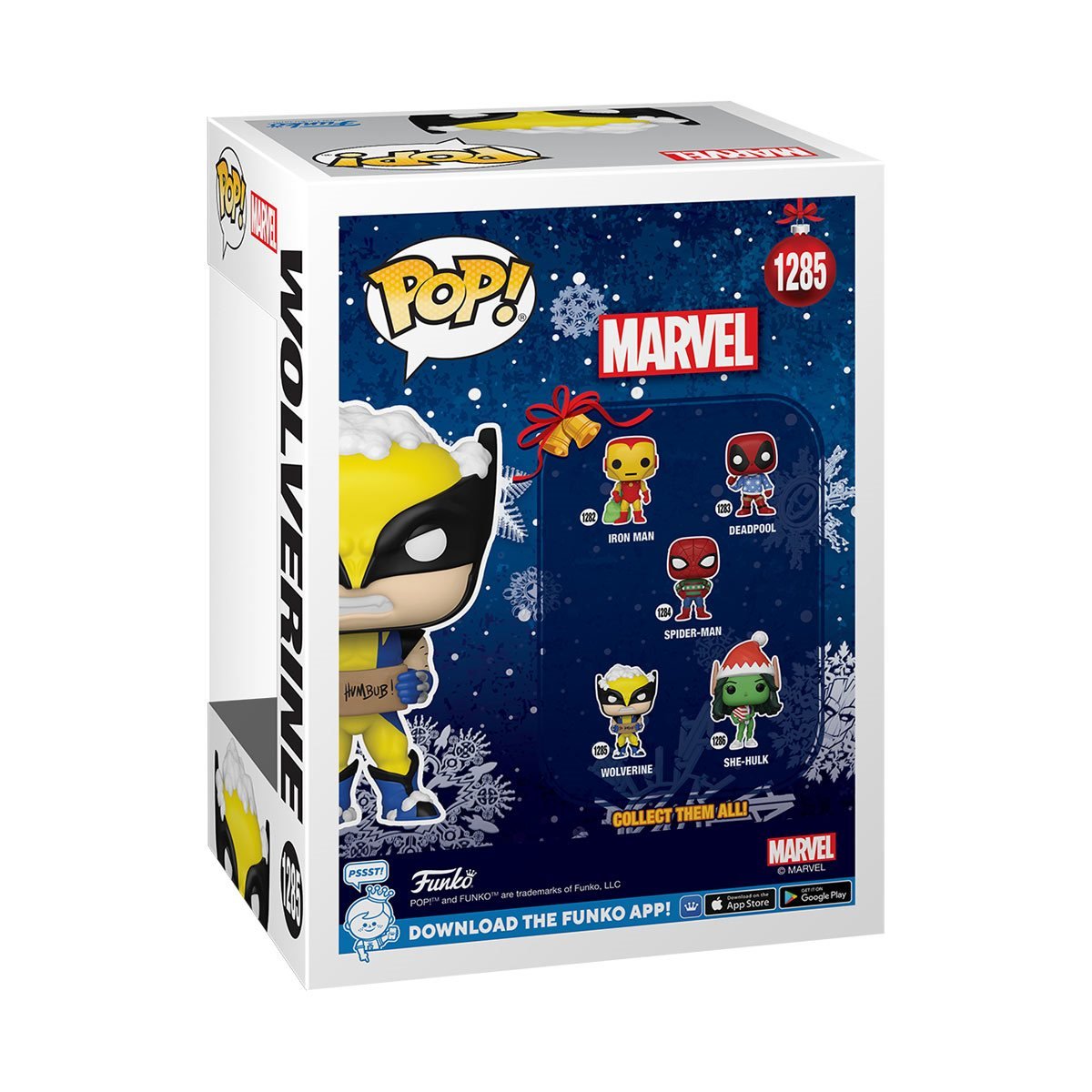 Funko Pop! Marvel Holiday 2023 Wolverine with Sign Vinyl Figure #1285