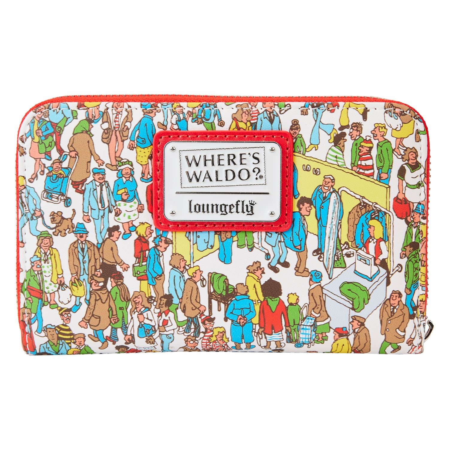 Products Loungefly Where's Waldo? AOP Zip Wallet