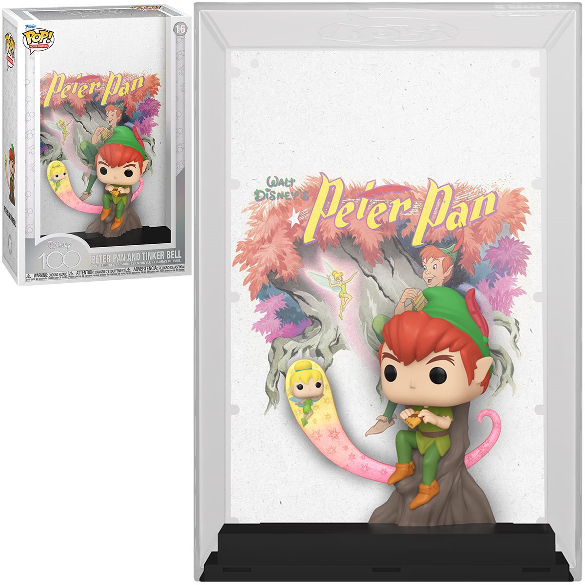 Funko Pop! Disney 100 Peter Pan Movie Poster with Case #16