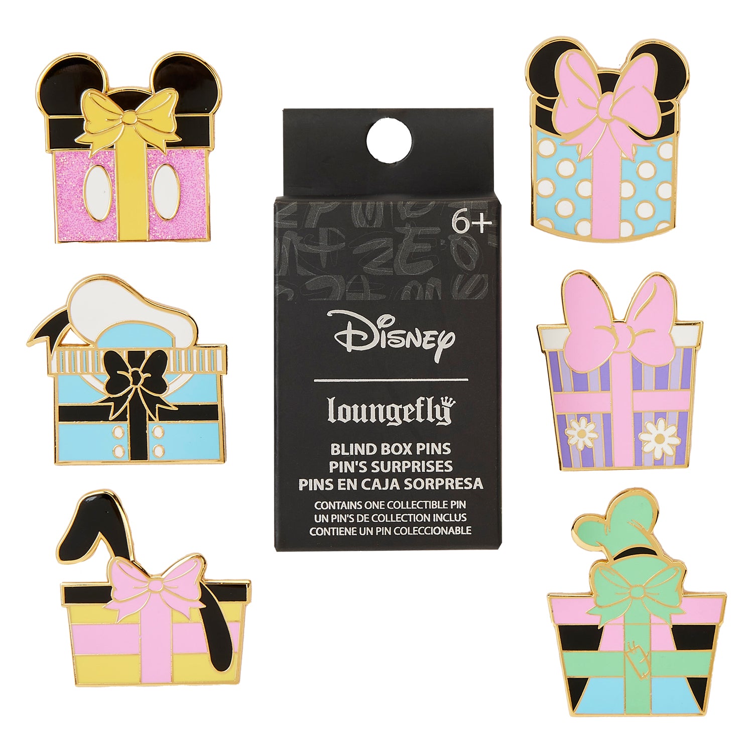 Loungefly Disney Mickey And Friends Presents Blind Box Pins