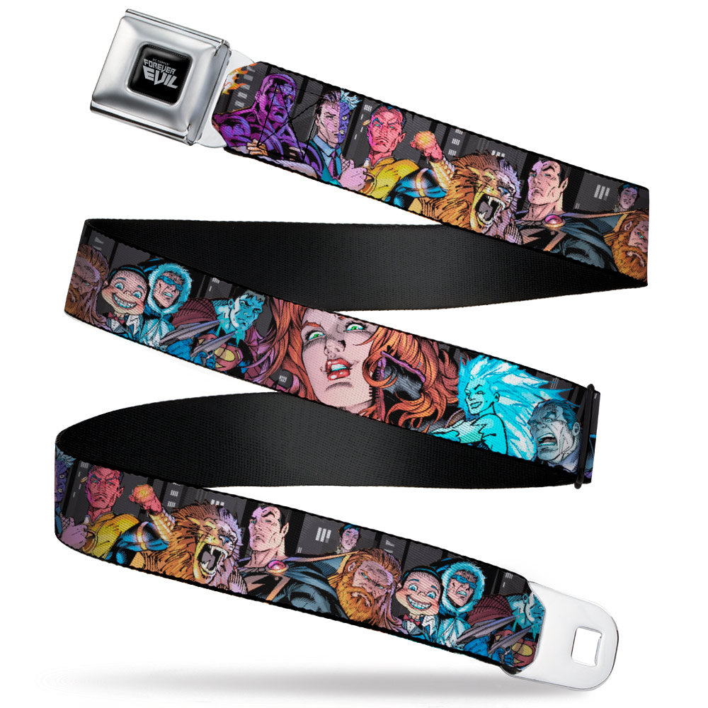 DC Comics Injustice League of America Issue #13 Villains Seatbelt Belt | Blue Culture Tees