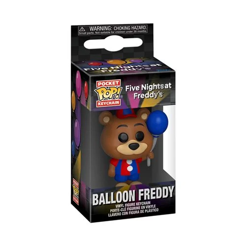 Funko Pocket Pop! Five Nights at Freddy's Balloon Freddy Figure Key Chain Blue Culture Tees