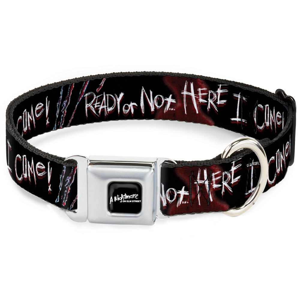 A Nightmare On Elm Street Ready or Not Seatbelt Dog Collar