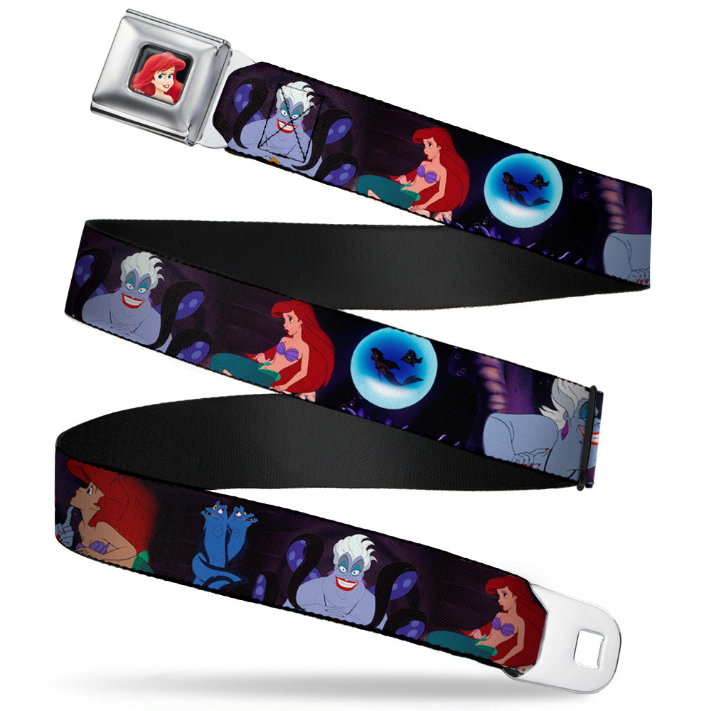 The Little Mermaid Ariel & Ursula Scenes Seatbelt Belt