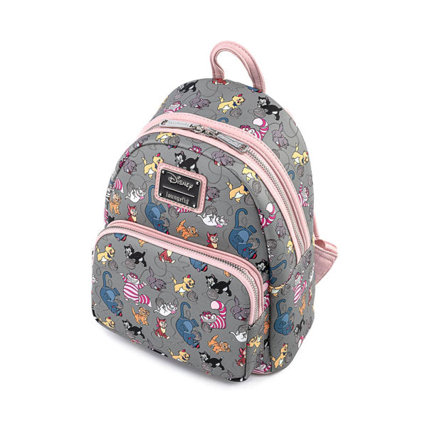 Loungefly Disney Cats AOP Mini Backpack | Blue Culture Tees