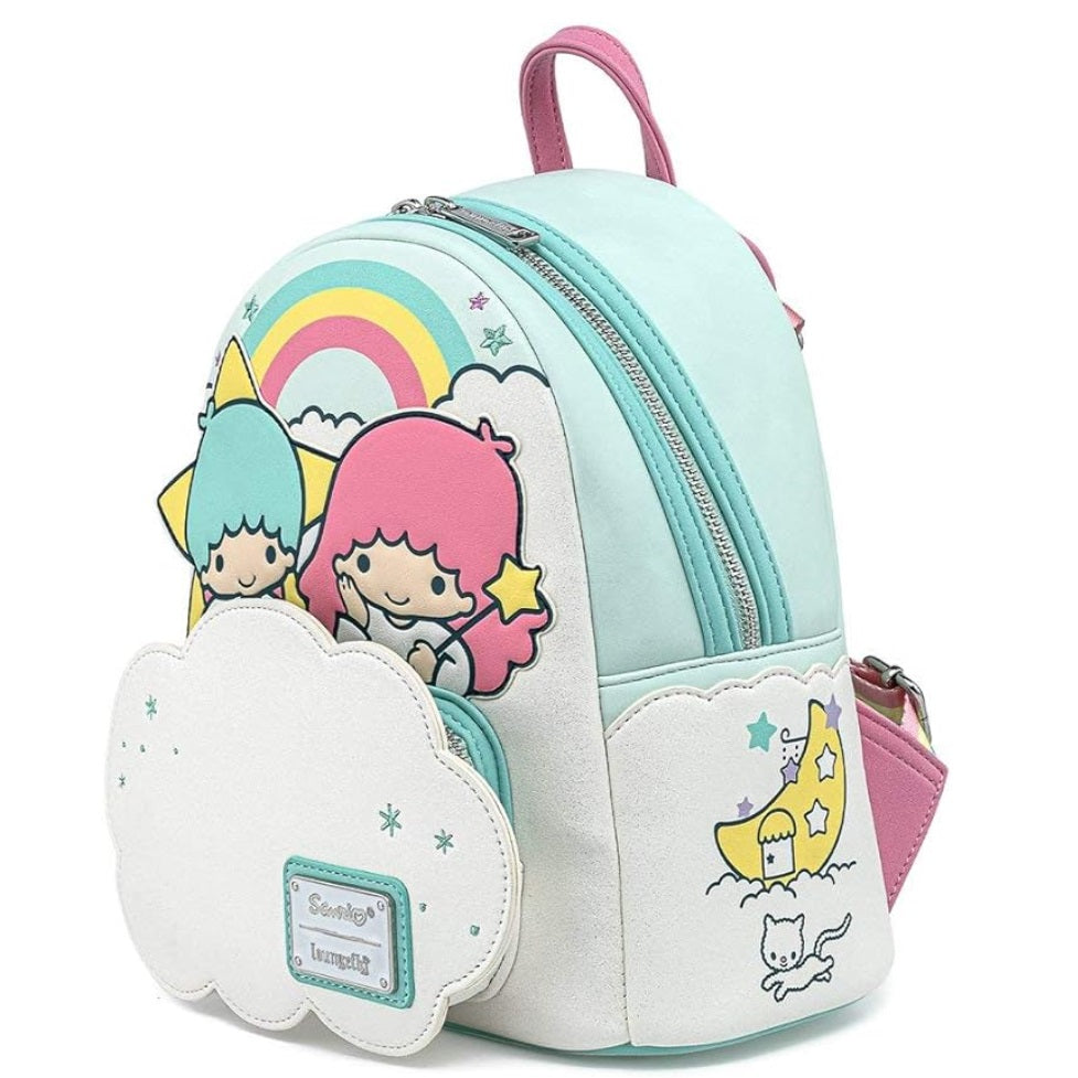 Loungefly Sanrio Twin Stars On Cloud Mini Backpack
