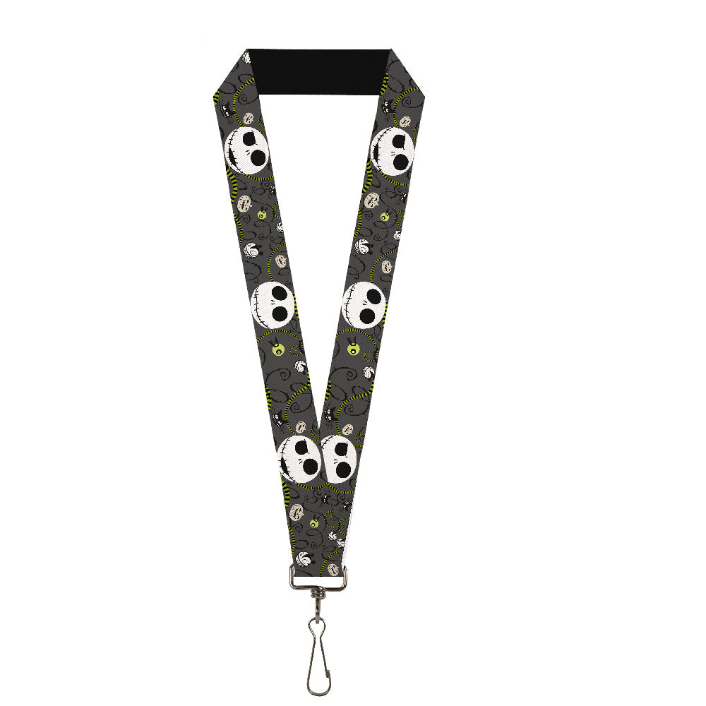 The Nightmare Before Christmas Jack Expressions Lanyard