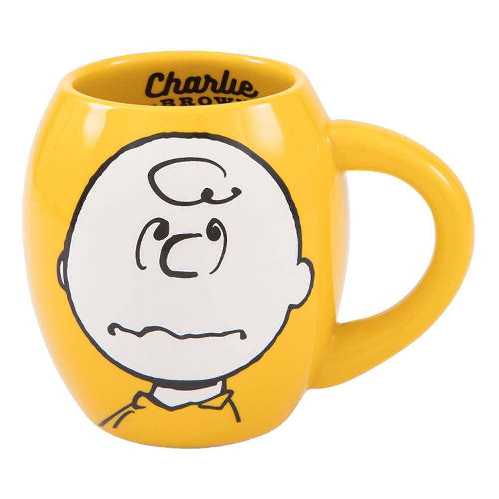 Peanuts Charlie Brown 18 Oz. Oval Ceramic Mug