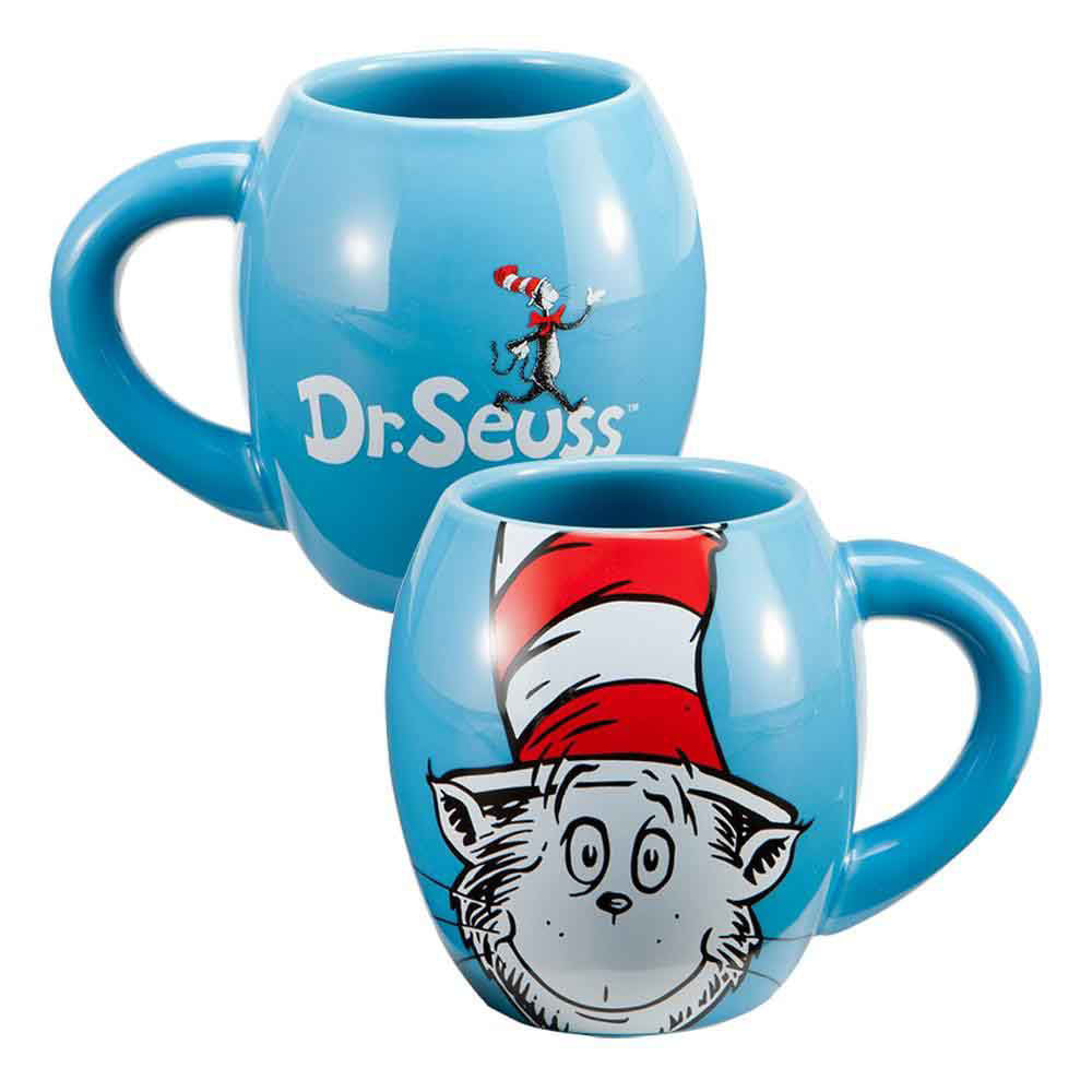 Dr. Seuss Cat in the Hat 18 Oz. Oval Ceramic Mug