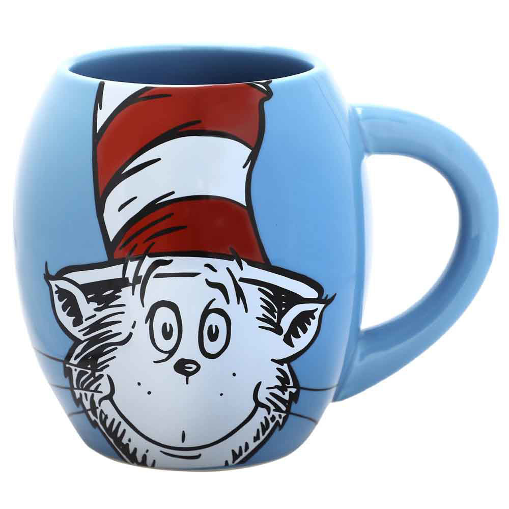 Dr. Seuss Cat in the Hat 18 Oz. Oval Ceramic Mug