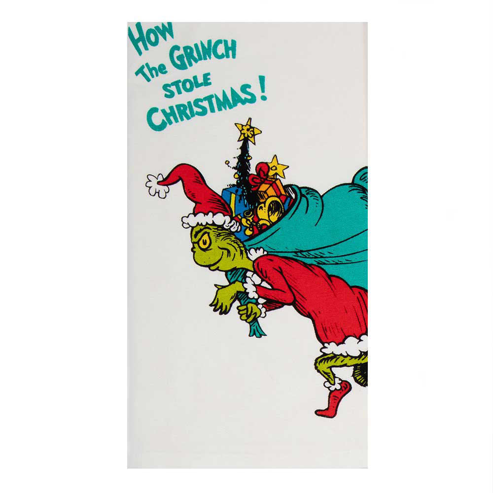 Dr. Seuss How the Grinch Stole Christmas Tea Towel