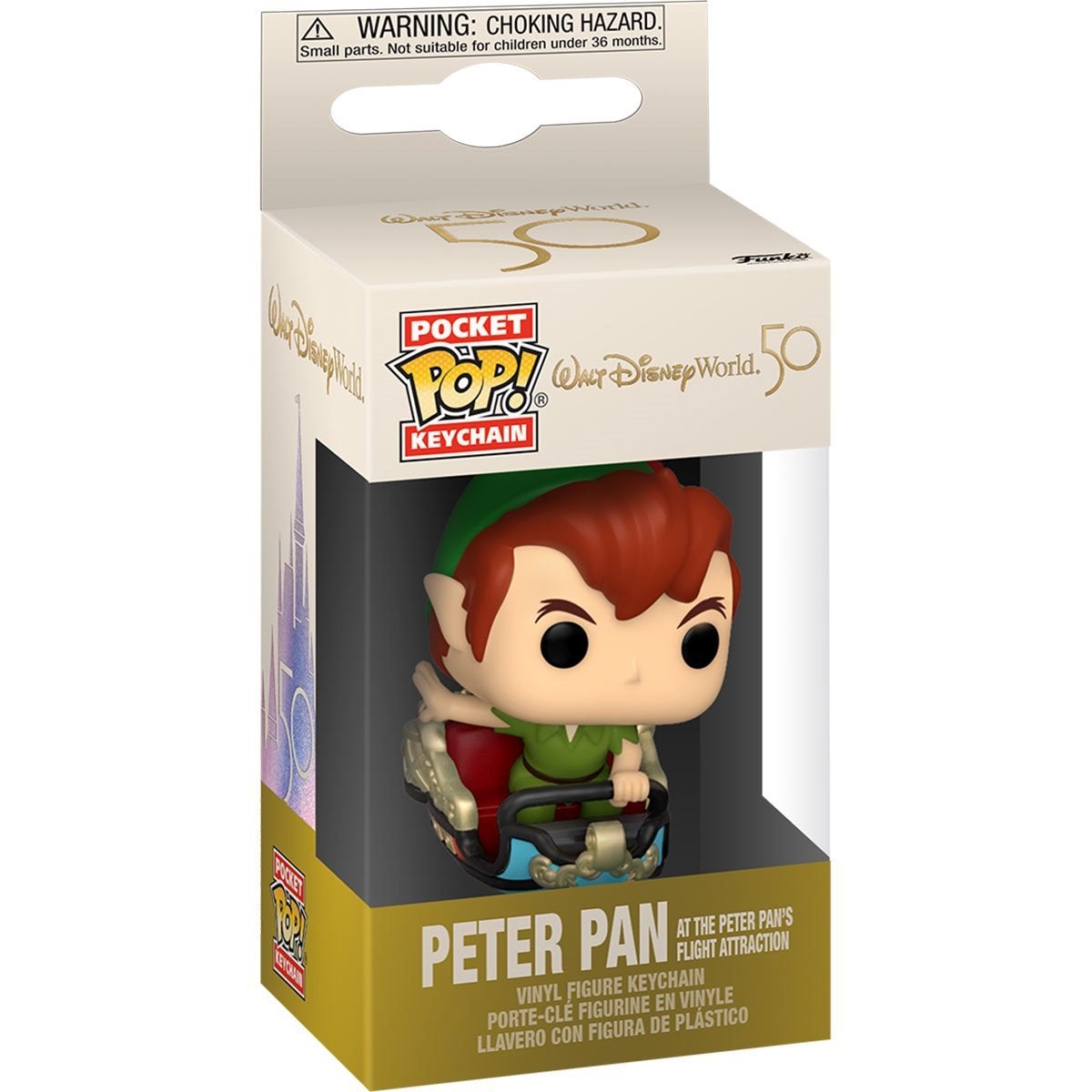 Funko Pocket Pop! Walt Disney World 50Th Anniversary Peter Pan Vinyl Keychain